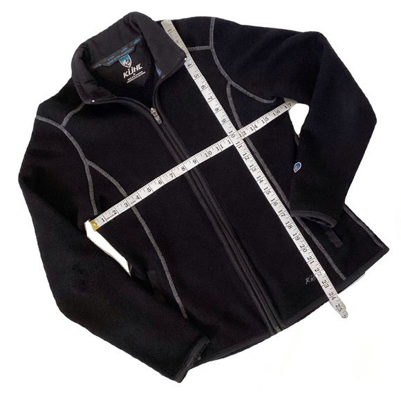 Kuhl Alpaca Fleece Full Zip Black jacket. Small - Picture 5 of 5